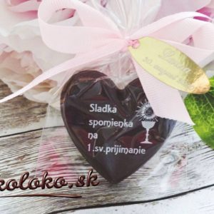 Čokoládka na 1.sväté prijímanie “SRDIEČKO”