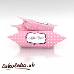 Svadobné krovky personalizované, vzor DB7 (1 kg)