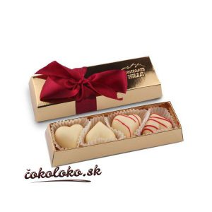 Čokoládová bonboniérka s pralinkami