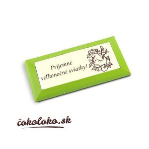 Veľkonočné čokovizitky (10x5 cm), vzor 02