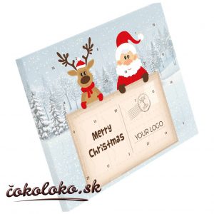 Čokoládový adventný kalendár XS