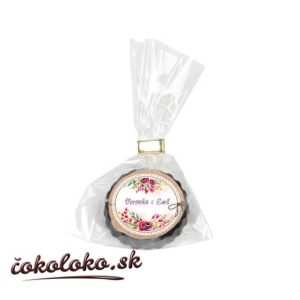 Svadobné čokoládky "DELIZE", vzor 02