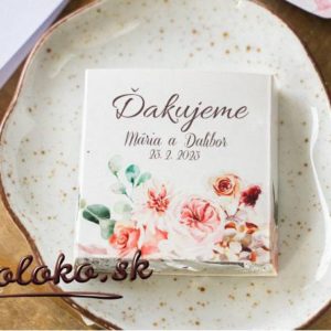 Svadobné čokoládky "GRAZIA", vzor 05
