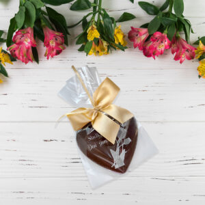 Čokoládové srdce "Sladký Deň žien" - almea.sk